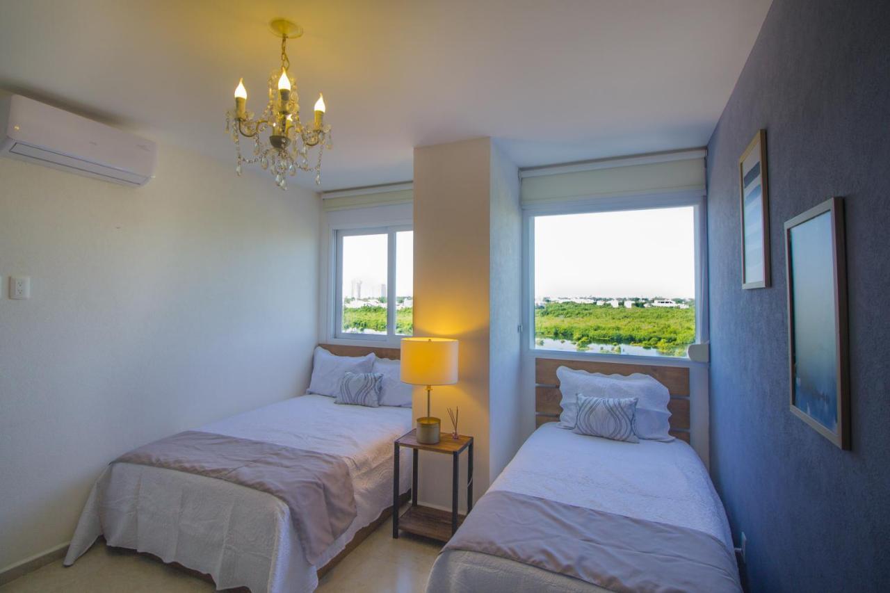 Tu Hogar Frente Al Mar Caribe, Vive Cancun Bagian luar foto